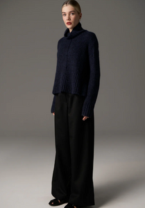 POL - Grove High Neck Knit in Ink