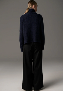 POL - Grove High Neck Knit in Ink