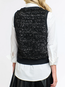 365 Days - Sequin Tank in Black