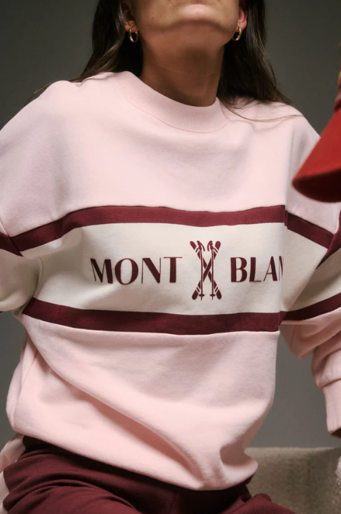 Araminta James - Alpine Sweatshirt in Light Blush