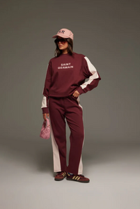 Araminta James - Saint Germain Sweatshirt in Red Wine