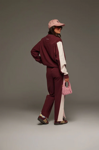 Araminta James - Saint Germain Sweatshirt in Red Wine