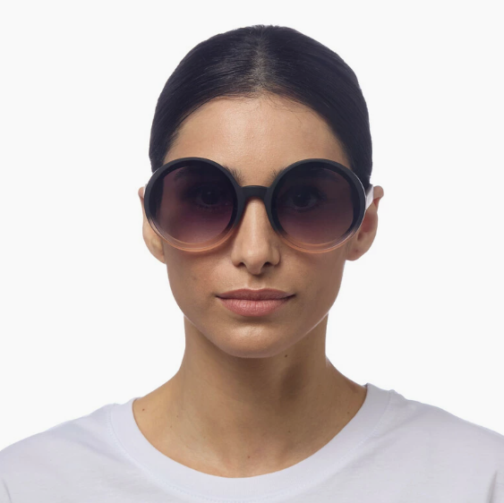 Okkia - Monica Sunglasses in Black Shaded Rose