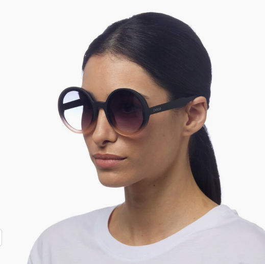Okkia - Monica Sunglasses in Black Shaded Rose