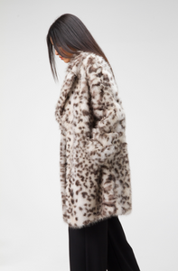 Indijo - Jasmine Jacket in White Leopard