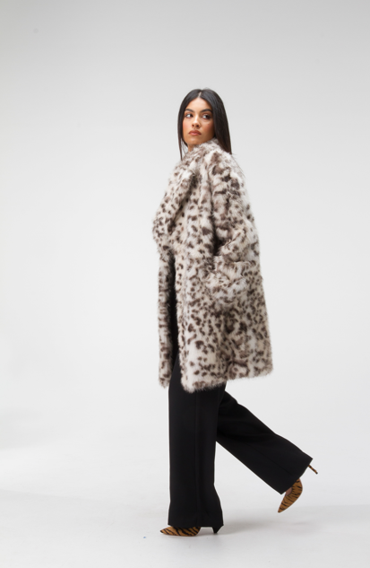 Indijo - Jasmine Jacket in White Leopard