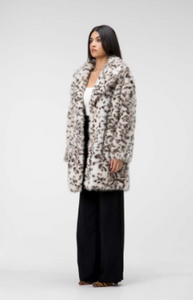 Indijo - Jasmine Jacket in White Leopard