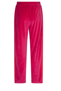 Araminta James - Mara Velour Pant in Pomegranite