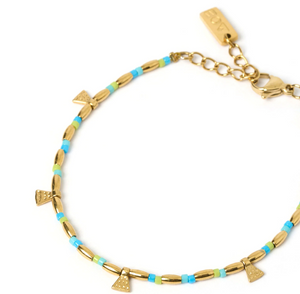 Arms of Eve - Natalia Gold Bracelet in Ocean