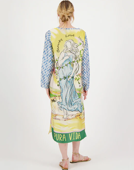 Me369 - Violet T-Dress in Pura Vida