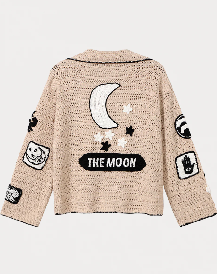 Me369 - Miami Crochet Cardigan in Astrology