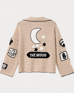 Me369 - Miami Crochet Cardigan in Astrology