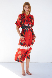 Cristina Beautiful Life - Jenna Shirt Dress in Red