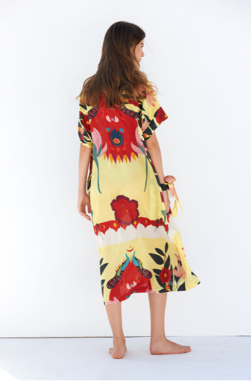 Cristina Beautiful Life - Jenna Shirt Dress in Yellow