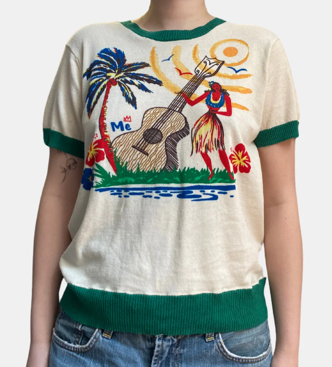 Me369 - Nora Knit Top in Guitar
