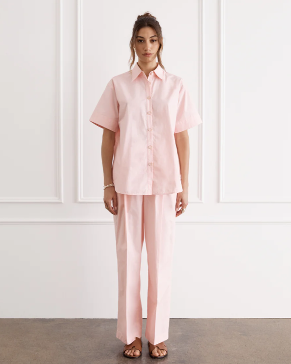 Heaven - Bianca Cuban Shirt in Sorbet