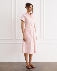 Heaven - Amaya Midi Dress in Sorbet