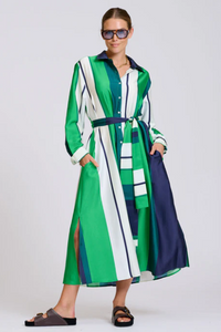 Shirty - Luxe Luna Longline Shirtdress in G/N