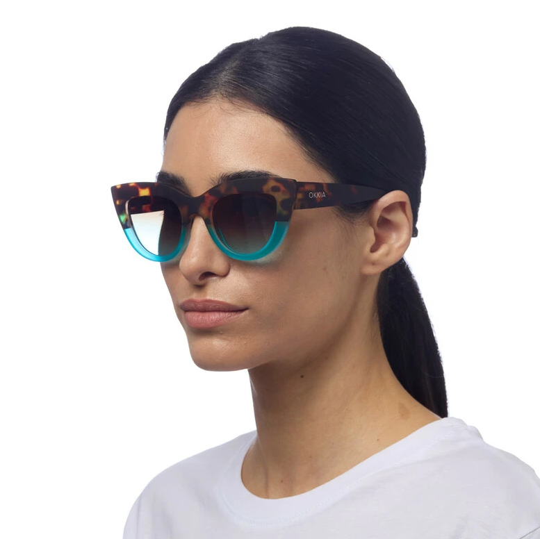 Okkia - Claudia Sunglasses in Hav/Blue
