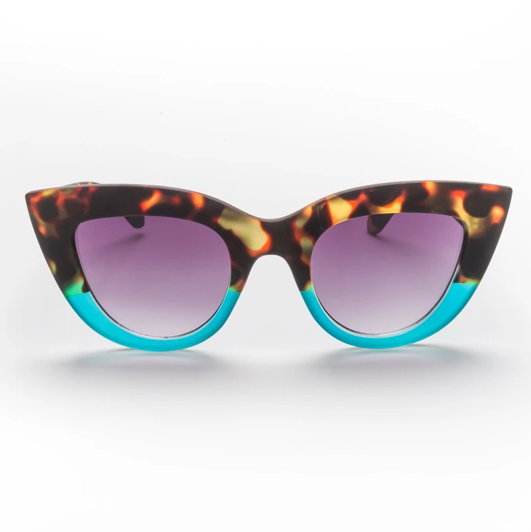 Okkia - Claudia Sunglasses in Hav/Blue