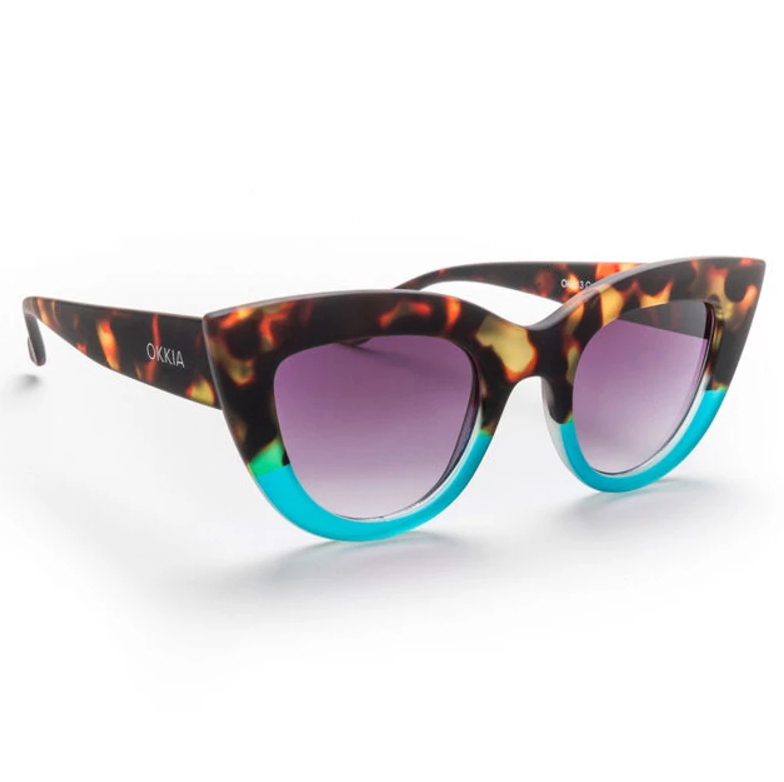 Okkia - Claudia Sunglasses in Hav/Blue