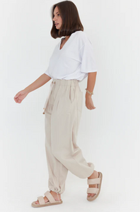 Alexandra - Asher Pants in Stone