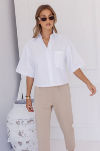 Alexandra - Von Shirt in White