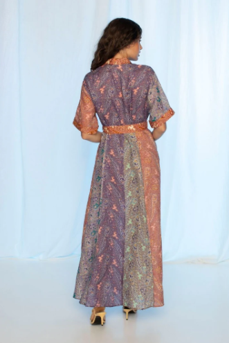Kachel - Amelia Maxi Dress in Multi