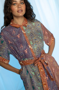 Kachel - Amelia Maxi Dress in Multi