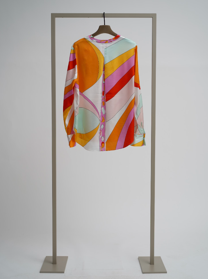Herzen Angelegenheit - Silk Blouse in Bright Mulit