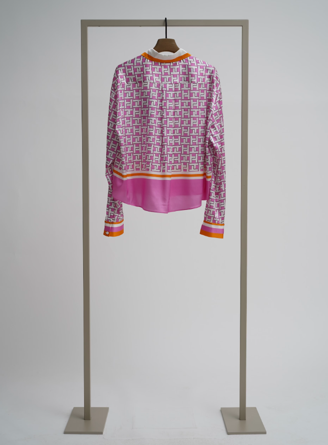 Herzen Angelegenheit - Silk Blouse in Pink H