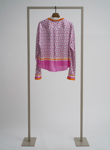 Herzen Angelegenheit - Silk Blouse in Pink H