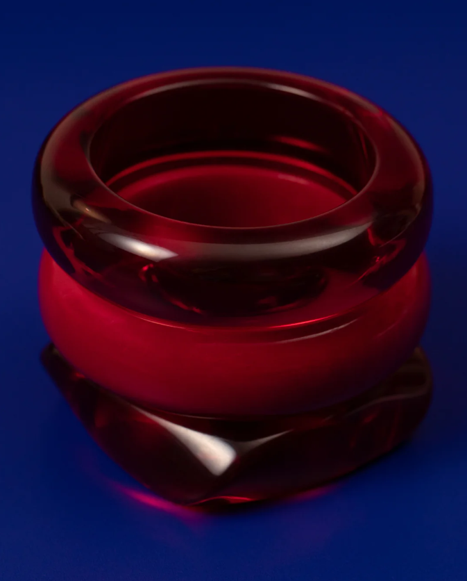 Luv AJ - The formentera Bangle Set in Red