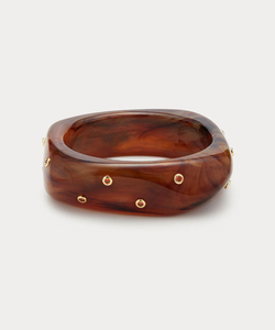 Luv Aj - The Ibiza Lucite Cuff in Gold