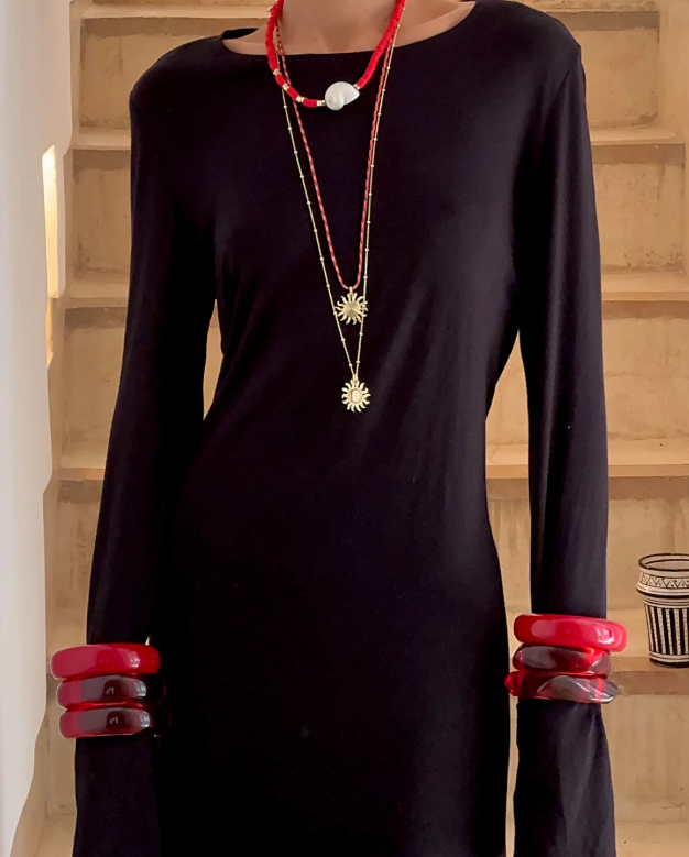 Luv AJ - The Ibiza Sun Necklace in Gold