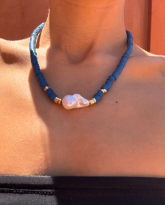 Luv AJ - The Seville Pearl Necklace in Silver