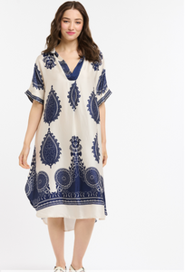 Urban Luxury - Viscose Dress in N/B