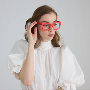 Captivated Eyewear - Asher Glasses in Red