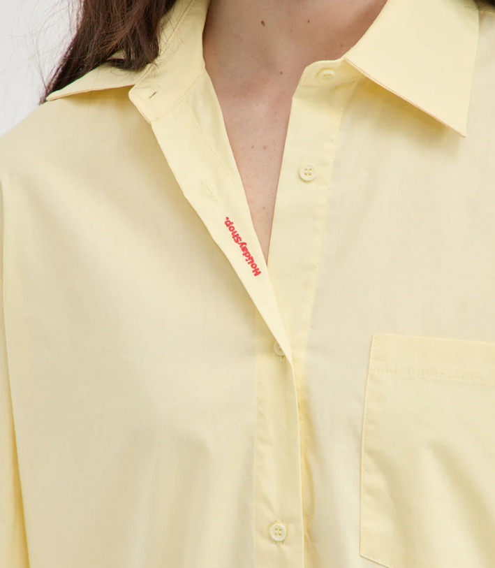 Holiday Shop - Cotton Shirt in Butter
