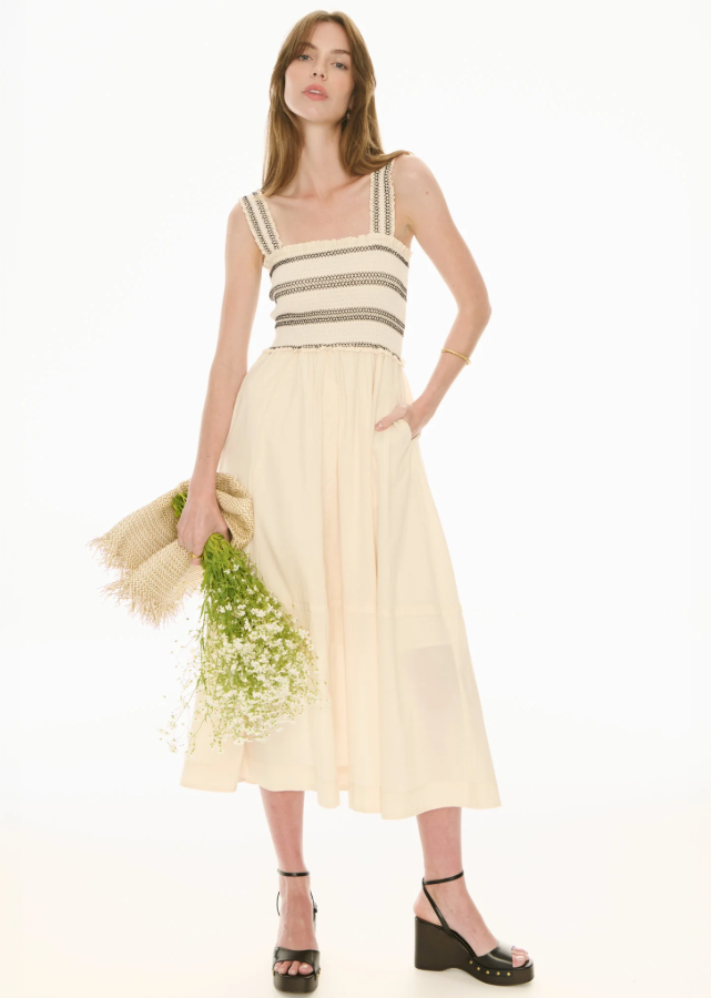 Pol - Nova Dress in Ivory