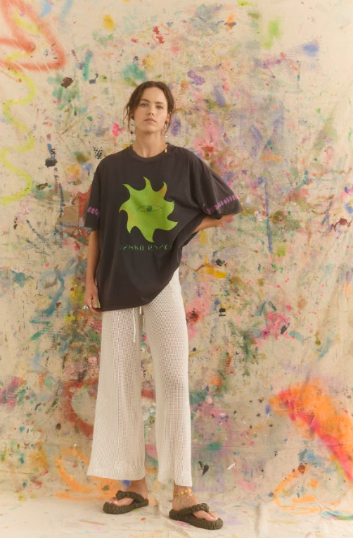 Kinga Csilla - Kate Eliza OG Tee in Washed Black