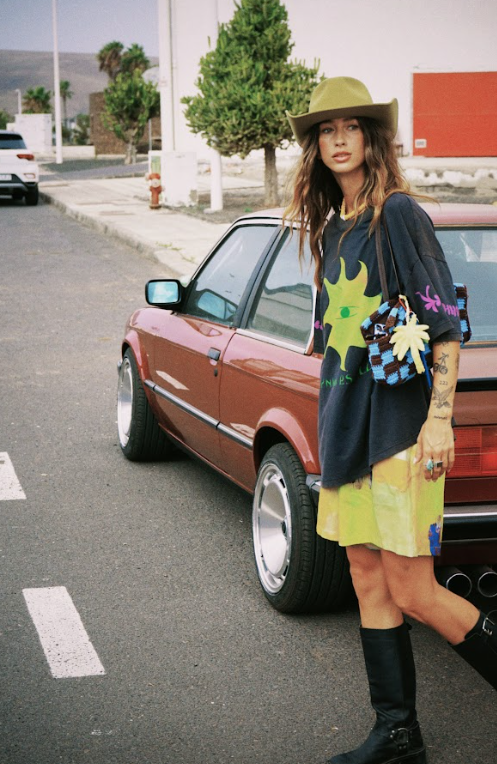 Kinga Csilla - Kate Eliza OG Tee in Washed Black