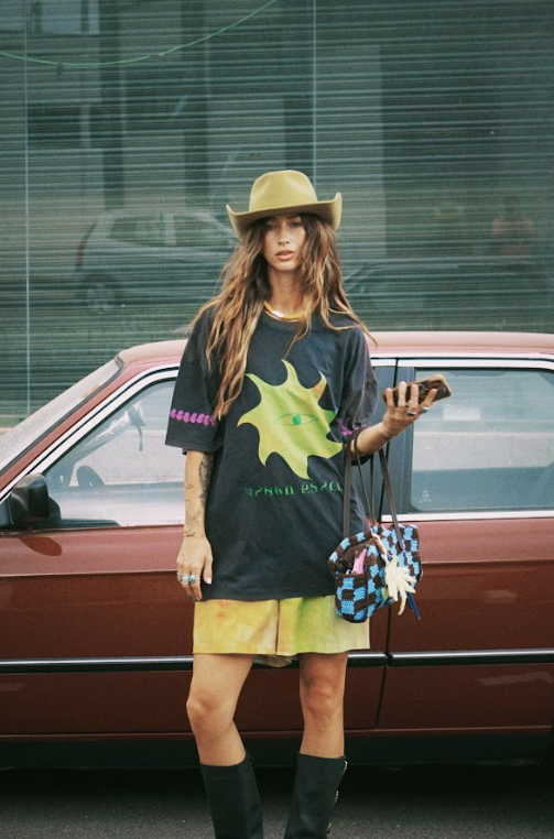 Kinga Csilla - Kate Eliza OG Tee in Washed Black