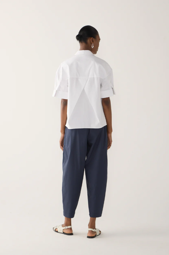 Foemina - Edna Pant in Navy Poplin