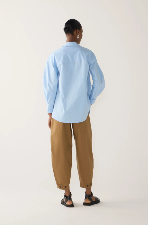 Foemina - Edith Pant in Cocoa Cotten Tencel