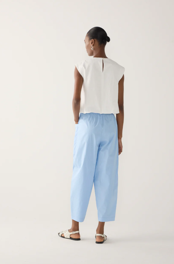 Foemina - Edna Pant in Chambray Poplin