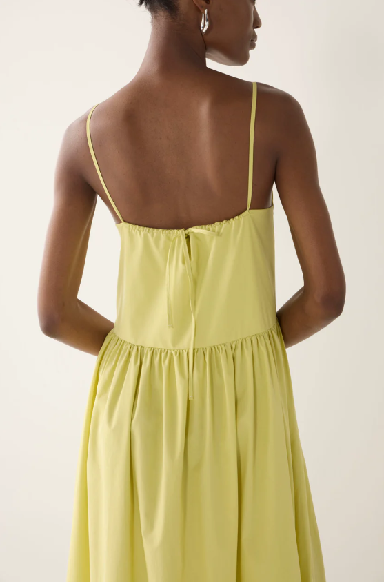 Foemina - Amanda Dress in Citrus Cotton Tencel