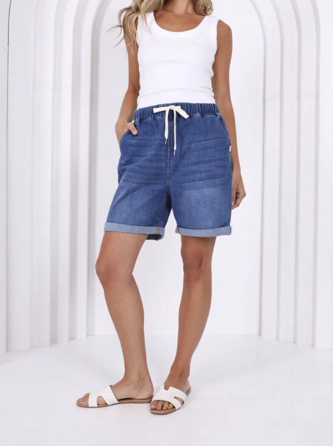 Monaco - Hugo Shorts in Midblue
