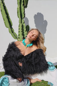Chrissy L Jewellery - Eternal Necklace in Turquoise
