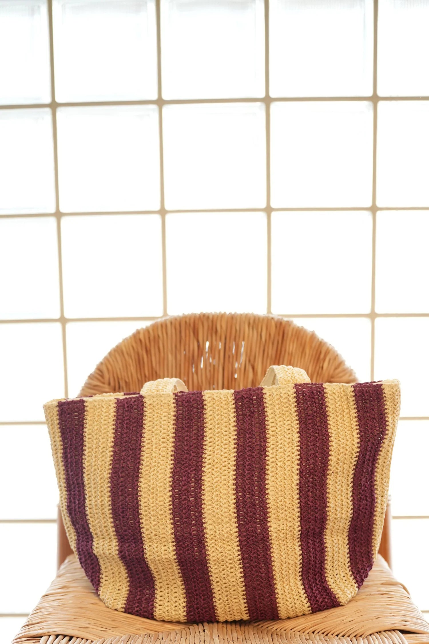 Mia Capri - Tote in Plum